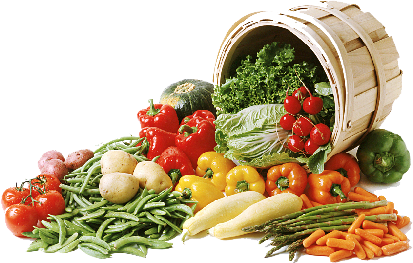 Vegetable Png Hd Vegetable Clipart Png Image 913 - Fruits And Vegetables Basket Png (913x606), Png Download