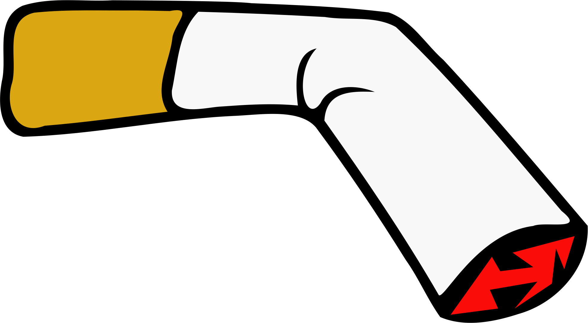 Clipart Of Ns, Cigarette And Tobacco (1967x1080), Png Download