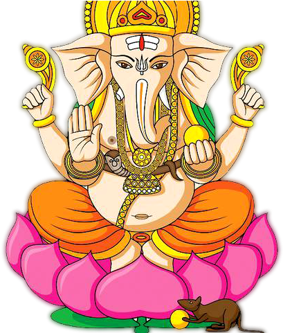 Lotus Clipart Hindu God - Ganesh Chaturthi Banner Design (640x480), Png Download