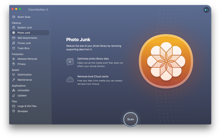 How To Delete Photos From Icloud Photo Library - Clean My Mac X (740x465), Png Download