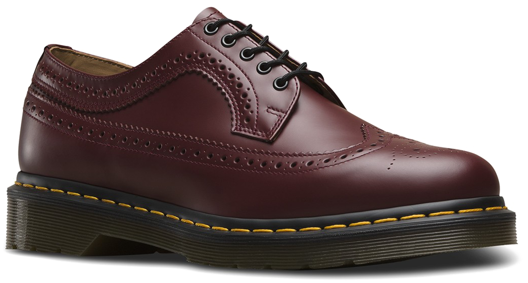 Shoes Png Image - Dr Martens 1461 Burgundy (1272x1064), Png Download