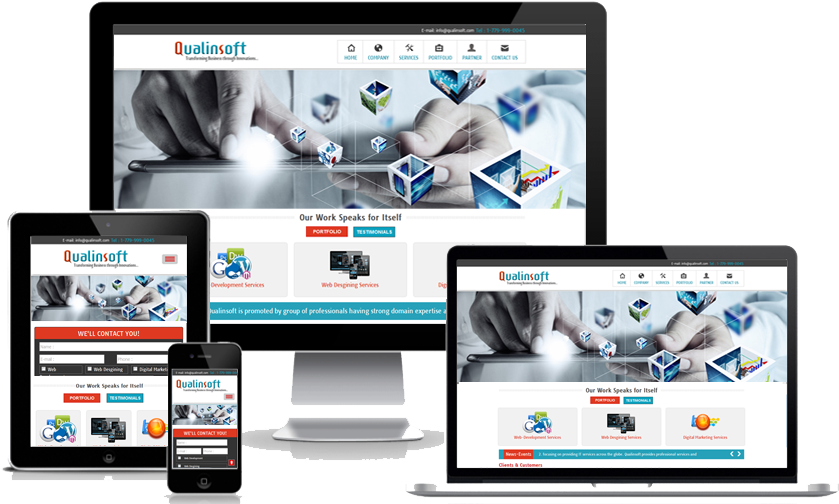 Responsive Web Design Jeddah - Digital Media Responsive (1000x515), Png Download