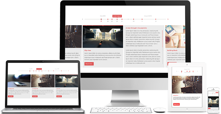 Responsive Website Design - Website (1800x400), Png Download