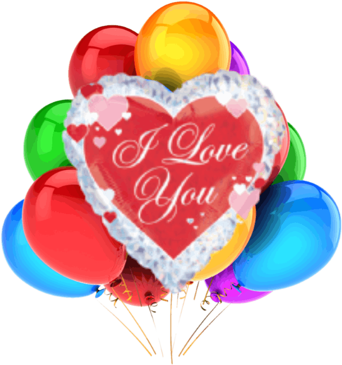 Loveyou-15101092425 - Ballons Png (749x748), Png Download