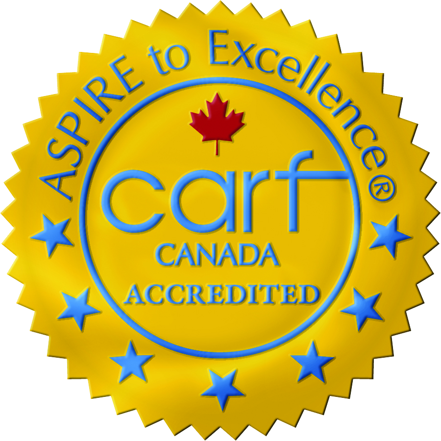 A Carf Three-year Accreditation Was Awarded To Belvedere - Carf Accreditation Logo (900x900), Png Download