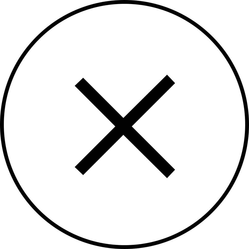 Cancel Button Comments - Blank Clock Face (980x980), Png Download