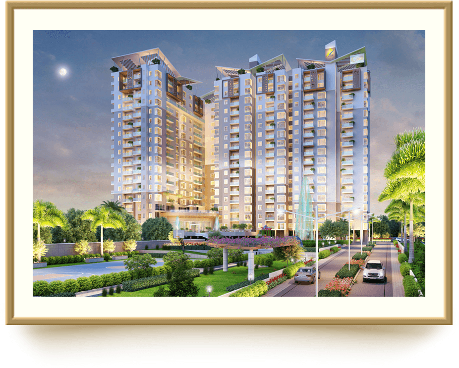2 Bhk Apartment For Sale In Sarjapur Road At Ahad Opus - Picture Frame (1200x800), Png Download