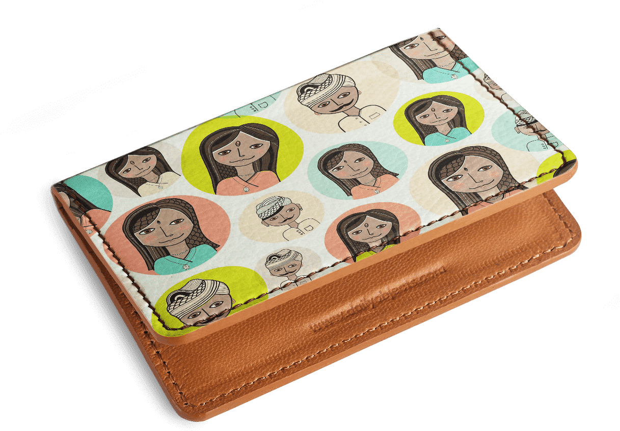 Dailyobjects Indian Family Card Wallet Buy Online In - Wallet (1220x900), Png Download