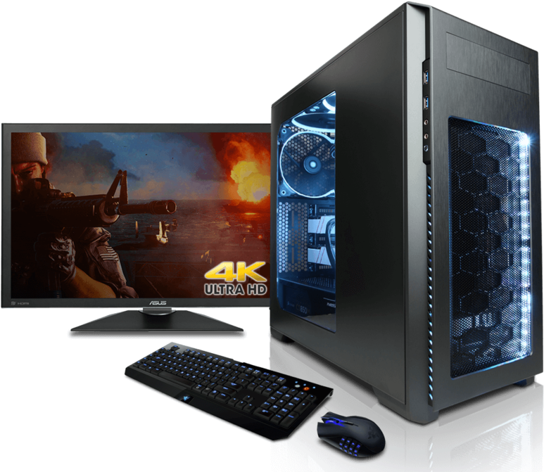 Gaming Computer Png Picture - Gaming Computer Png (800x686), Png Download