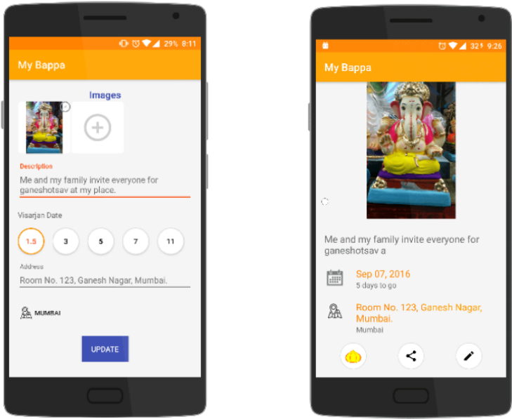 Get Notified When Your Friends Visit Your Ganapati - Iphone (900x600), Png Download