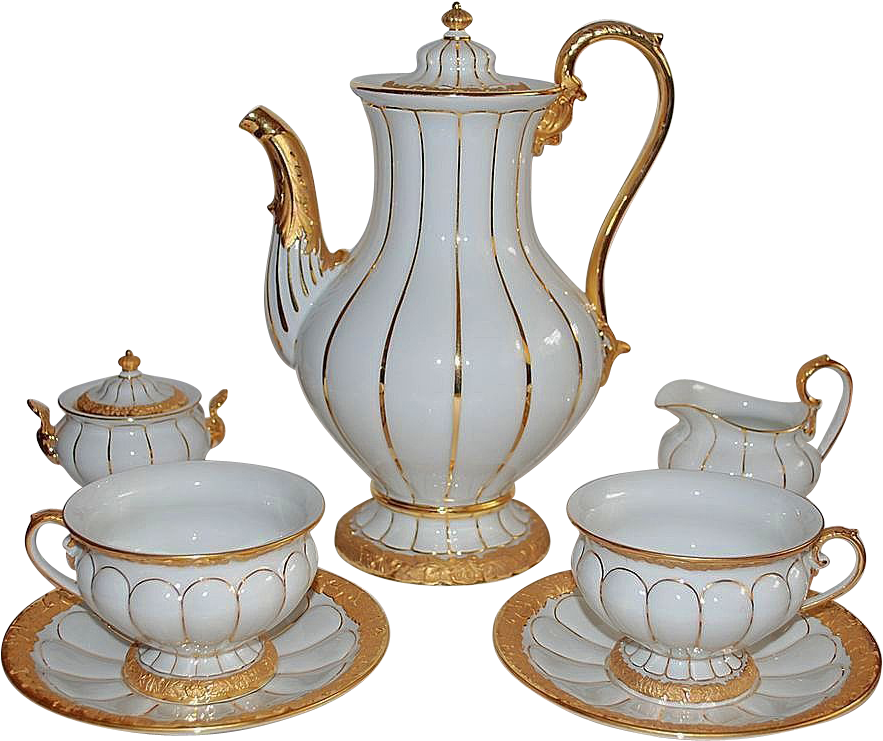 Tea Set Png - Meissen Dinner Service Png (882x882), Png Download