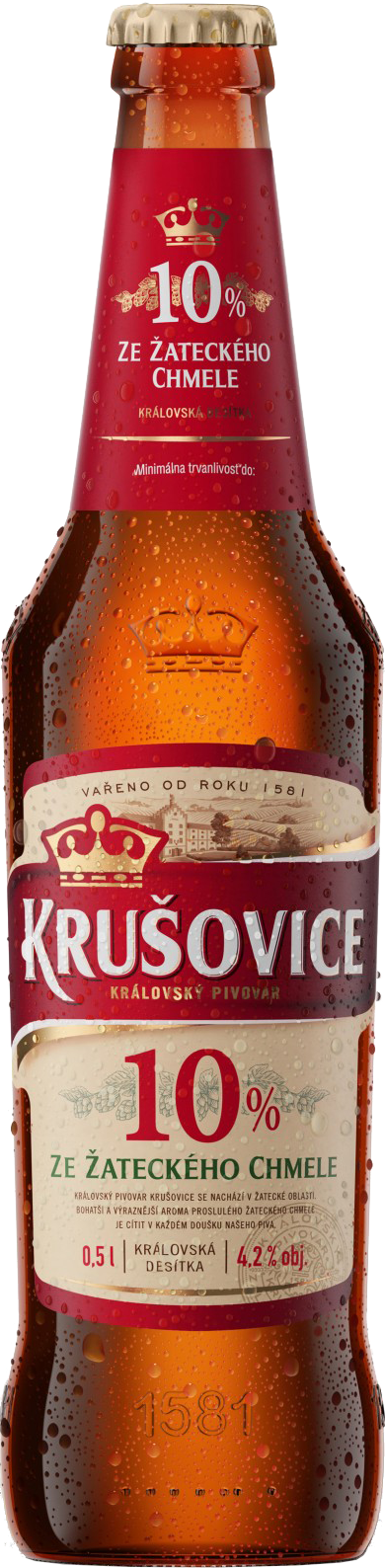 Beer - Krusovice Beer (390x1588), Png Download