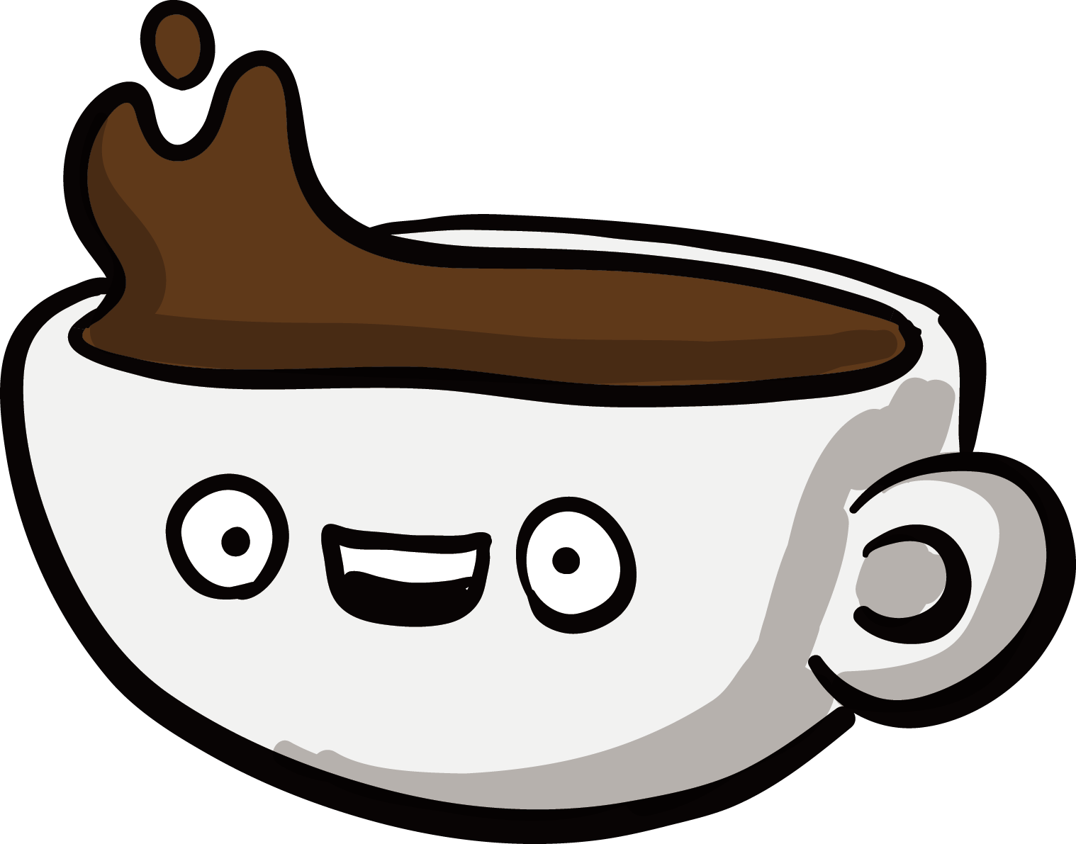 Coffee Cup Tea Cafe - Tea (1518x1191), Png Download