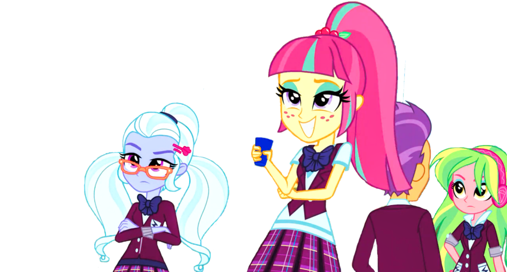 Caramels-photoshop, Background Human, Equestria Girls, - Cartoon (1024x576), Png Download