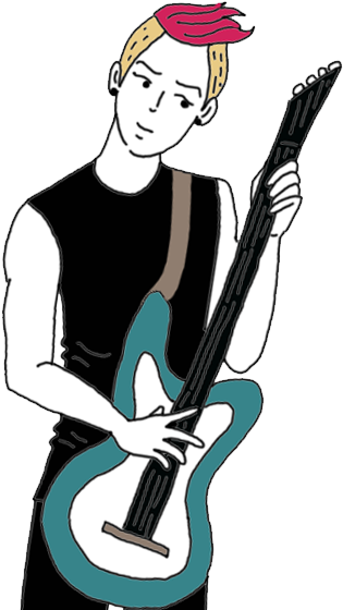 Electric Guitar Dream Meaning - Illustration (600x600), Png Download