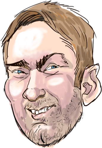 Colour Place Setting Card - Cartoon (654x768), Png Download