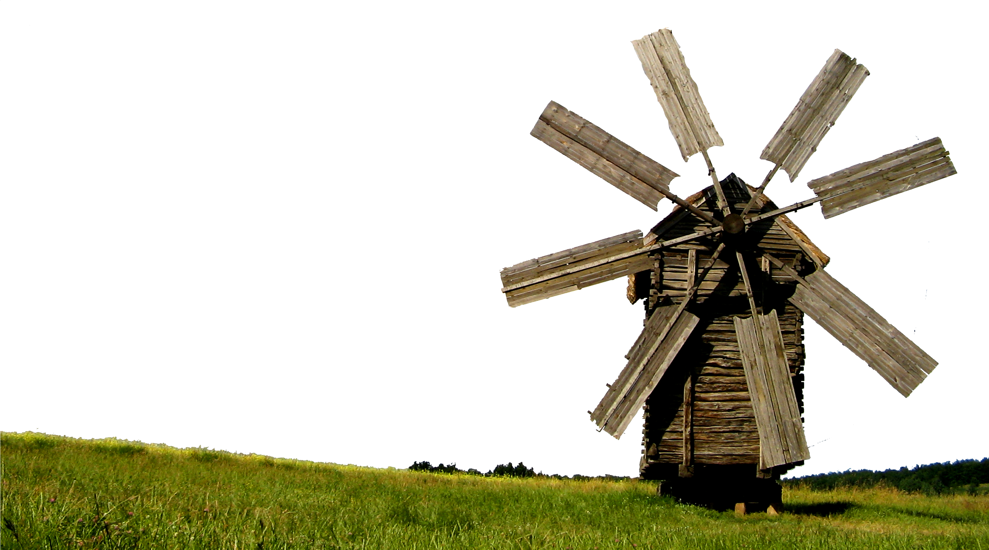 Wallpaper 8829 - Windmill (3413x2559), Png Download