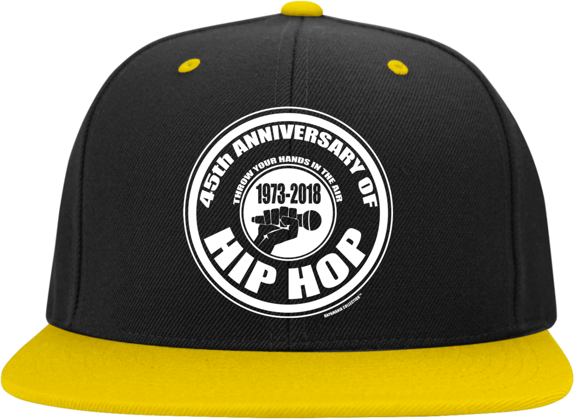45th Anniversary Of Hip Hop Snapback Hat - Baseball Cap (1155x1155), Png Download