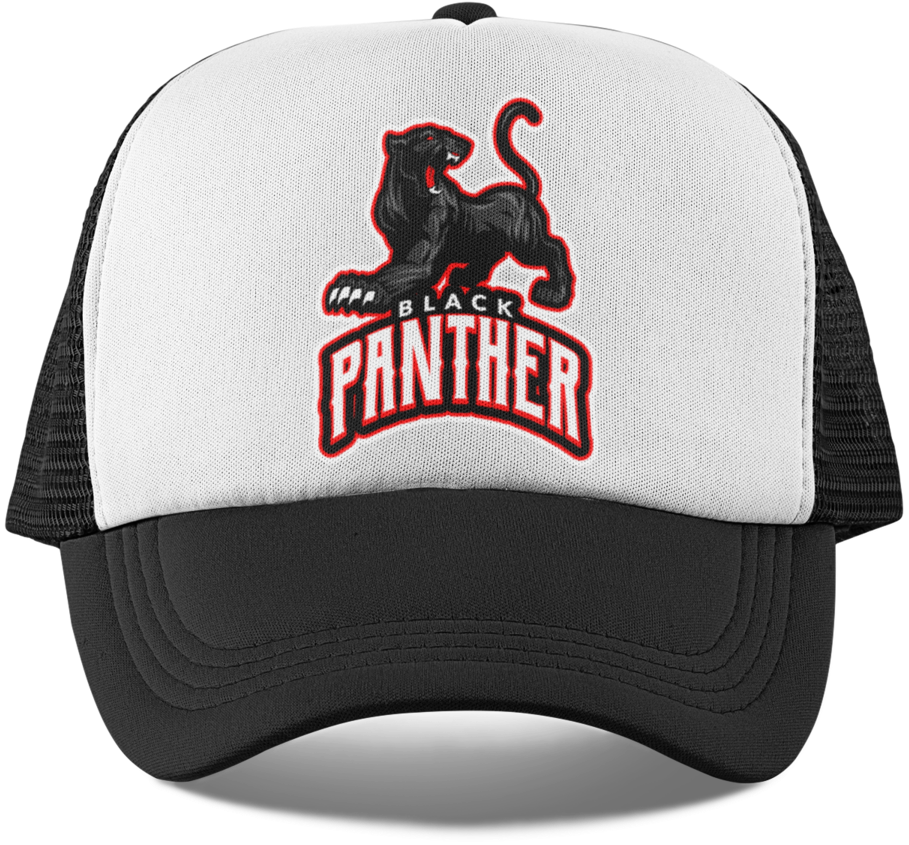 "black Panther " By A Free Can - Trucker Mockup (1440x1080), Png Download