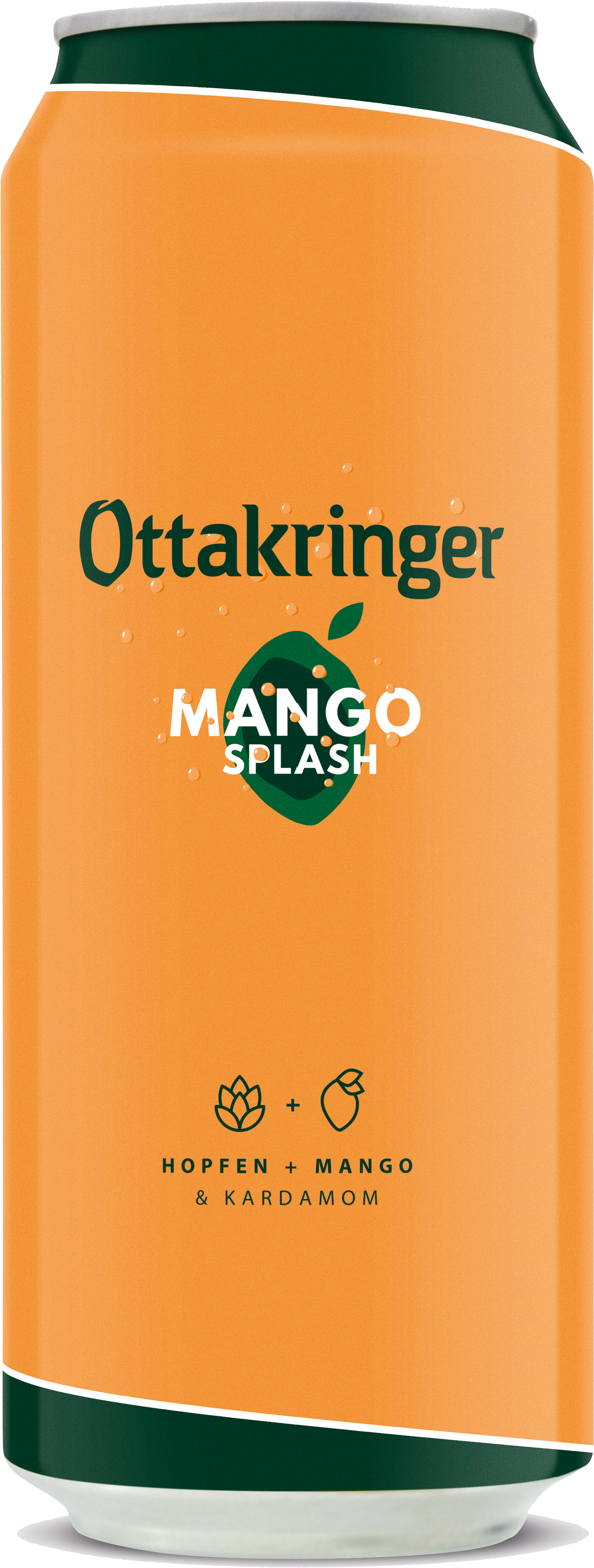 Mango Splash Dose 0,5l Cmyk - Brauerei Ottakringer (2760x5151), Png Download