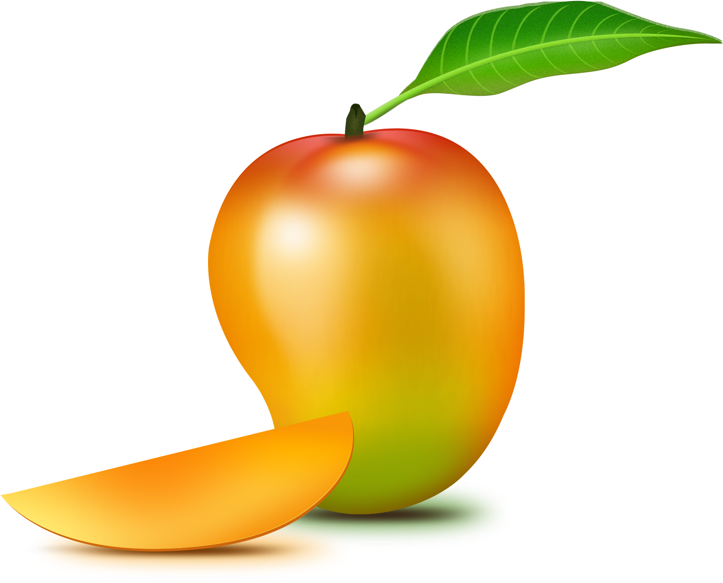 Apple Free On Dumielauxepices Net - Mango Clipart (1500x1500), Png Download