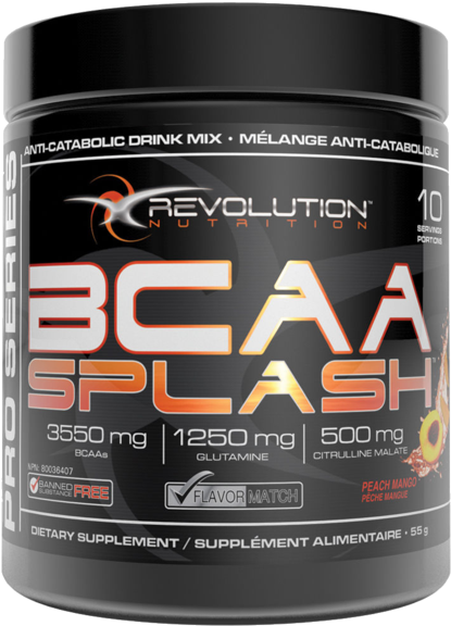 Revolution Nutrition, Bcaa Splash - Bodybuilding Supplement (580x580), Png Download