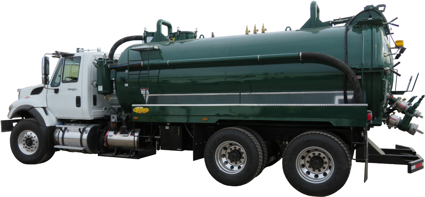 3600 Us Gallon Septic Truck - Truck (1600x1063), Png Download