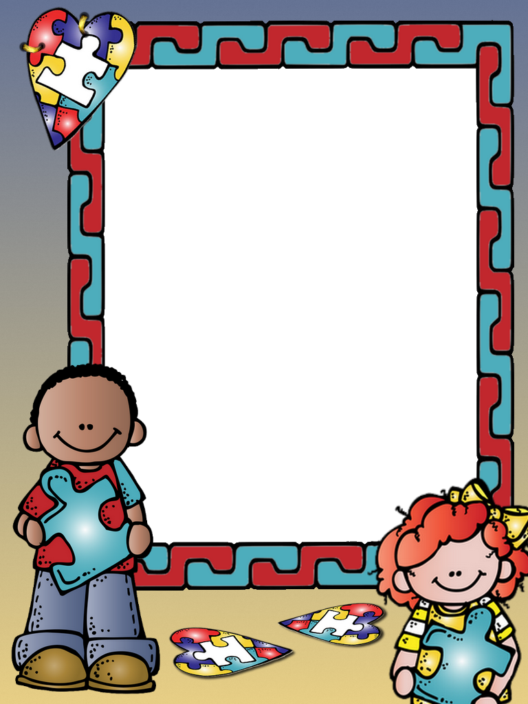 Borders For Paper, Borders And Frames, School Binder - Portadas Para Cuadernos De Educadora Con Marco (768x1024), Png Download