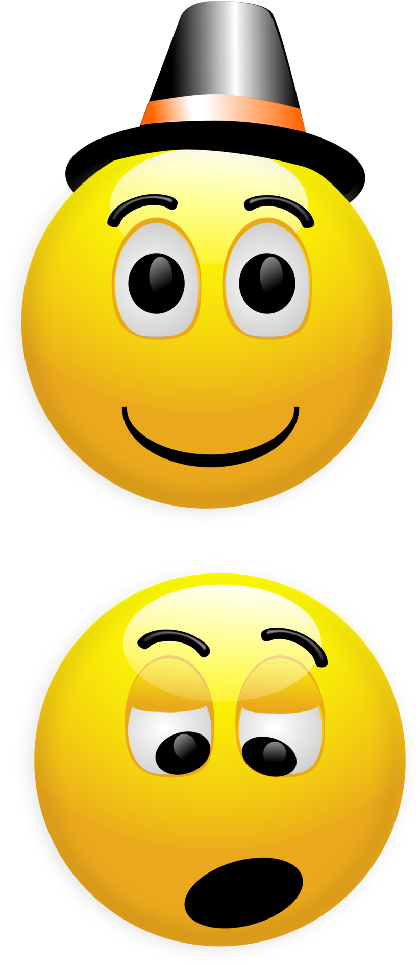 Smiley - Clip Art (958x1960), Png Download