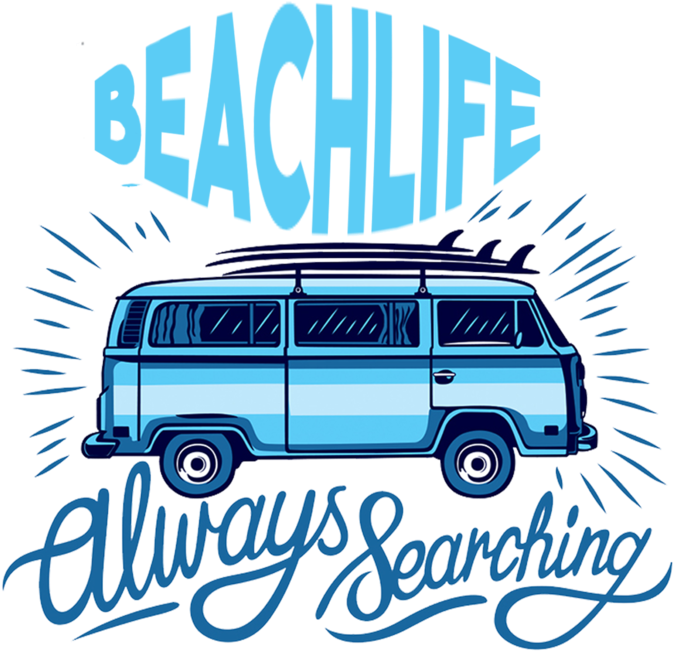 Beach Life Png Men's Printed Vest - Tour Bus Service (706x1040), Png Download
