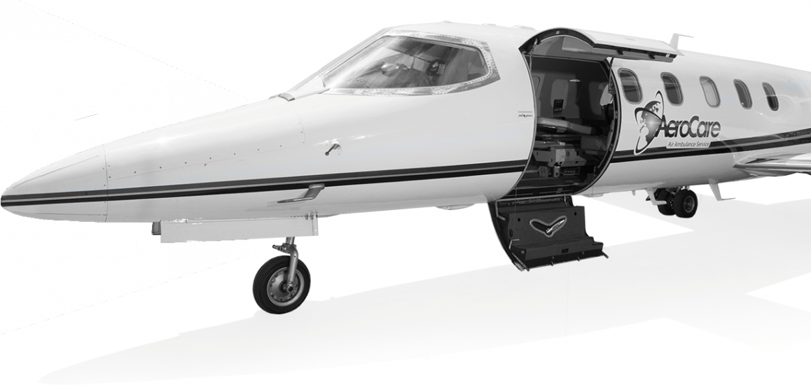 Mission - Learjet 35 (1158x550), Png Download