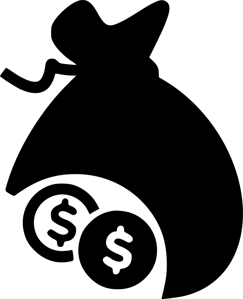 Dollar Currency With Bag Comments - Vector Graphics (798x980), Png Download