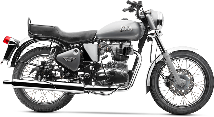 Right - Royal Enfield Bullet Es (830x600), Png Download