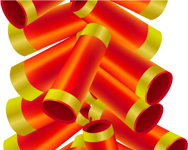 Fireworks Clipart Chinese - Transparent Background Firecracker Png (640x480), Png Download