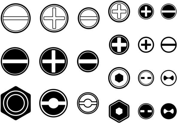 Screws / Nuts / Nail Vector Icon - Screw Vector (700x490), Png Download