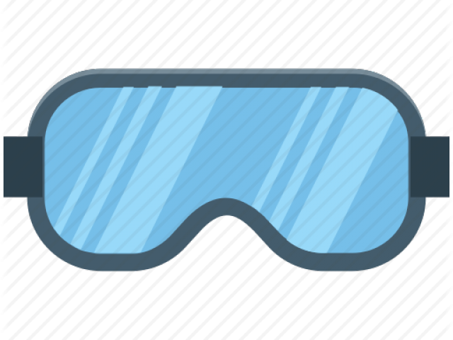 Drawn Goggles Vector Safety (640x480), Png Download