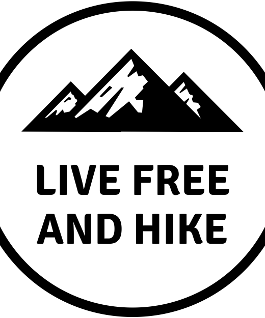 Live Free And Hike Sticker 2 Inch - Circle (520x625), Png Download