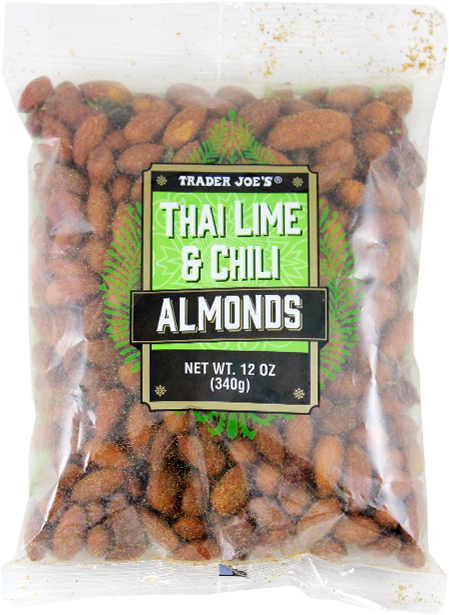 Trader Joe's Thai Lime & Chili Almonds - Pinto Beans (600x628), Png Download