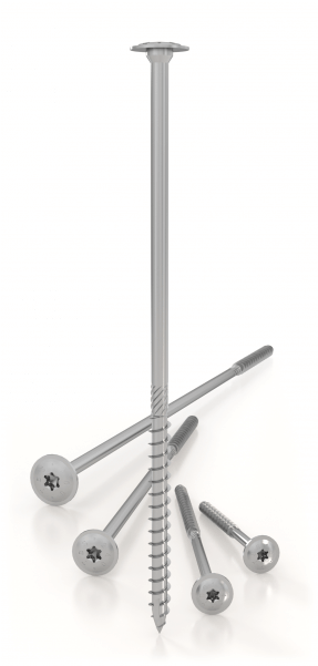 Large Head Screw - Monochrome (800x600), Png Download