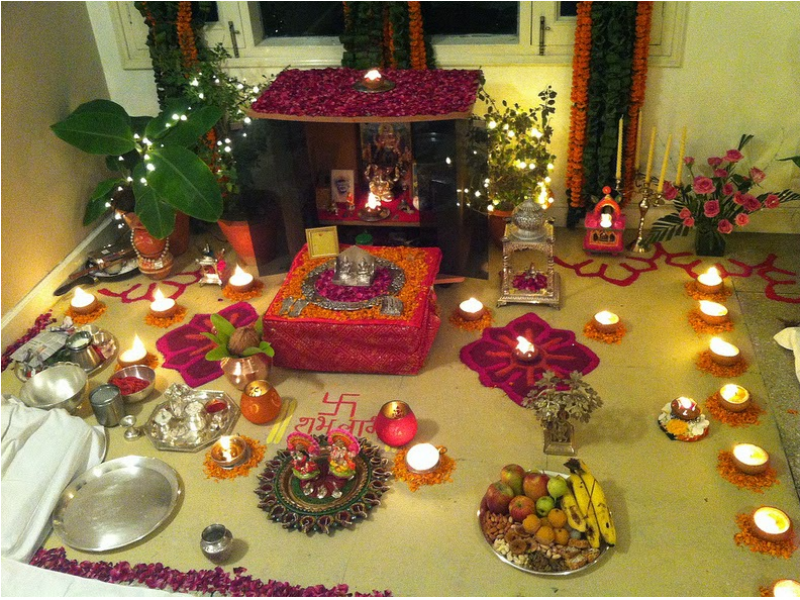 Diwali Room Decoration Ideas (800x800), Png Download