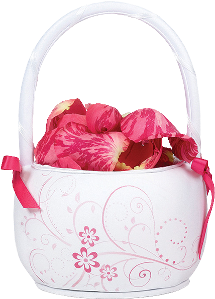 Flower Basket - Basket (600x600), Png Download