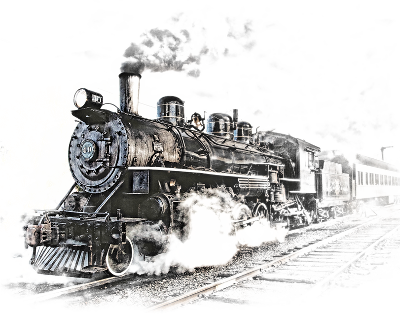 Tren Viejo Png (811x637), Png Download
