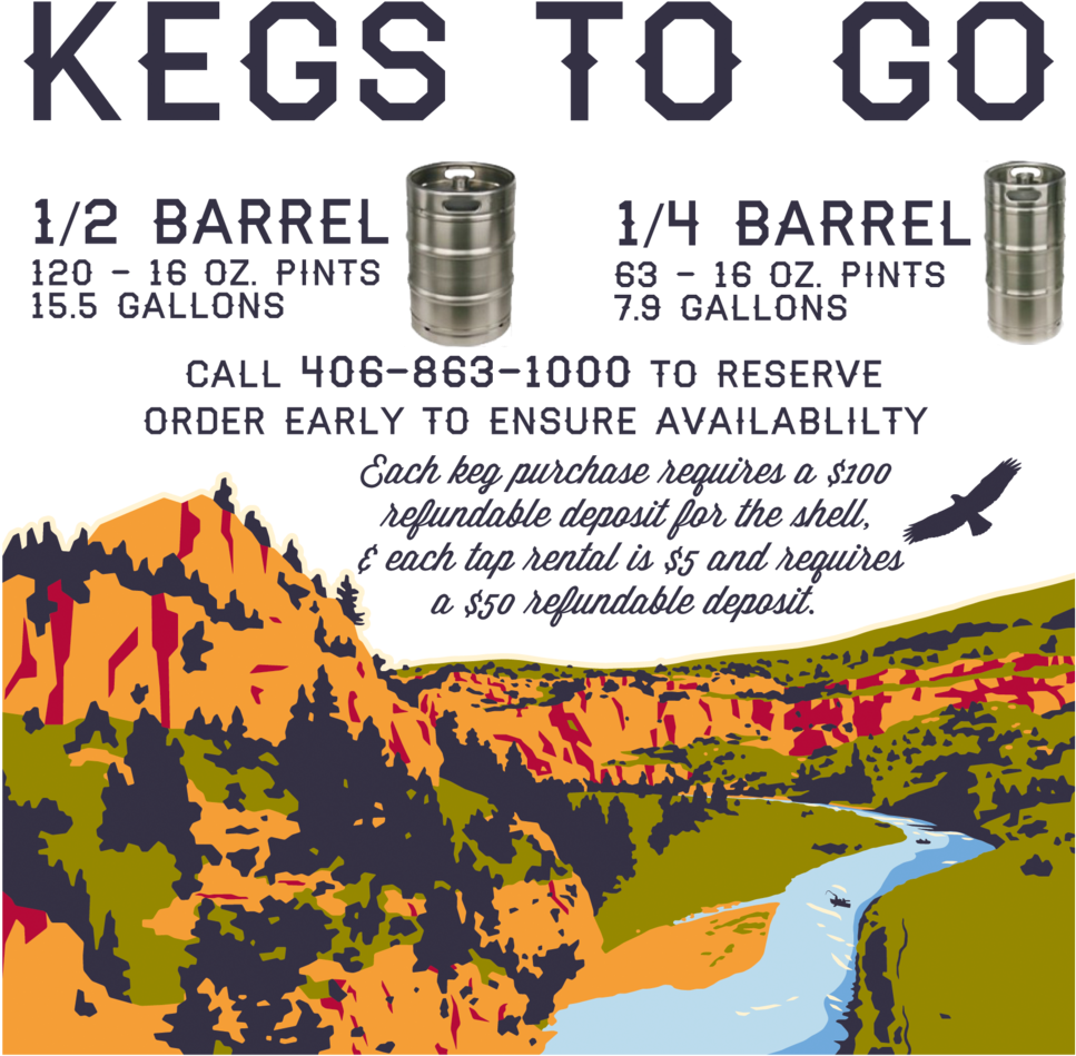 Kegs To Go - Poster (1000x1000), Png Download