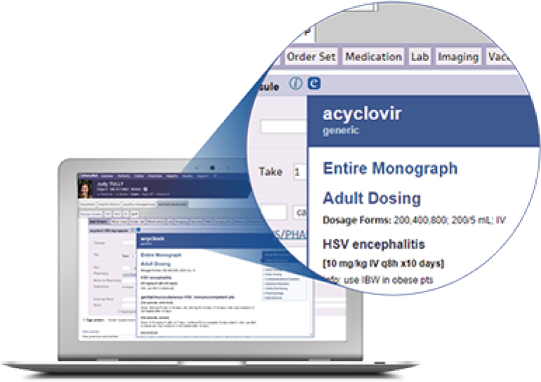 Access Epocrates Intelligence Inside The Ehr - Epocrates Drug Information (770x544), Png Download