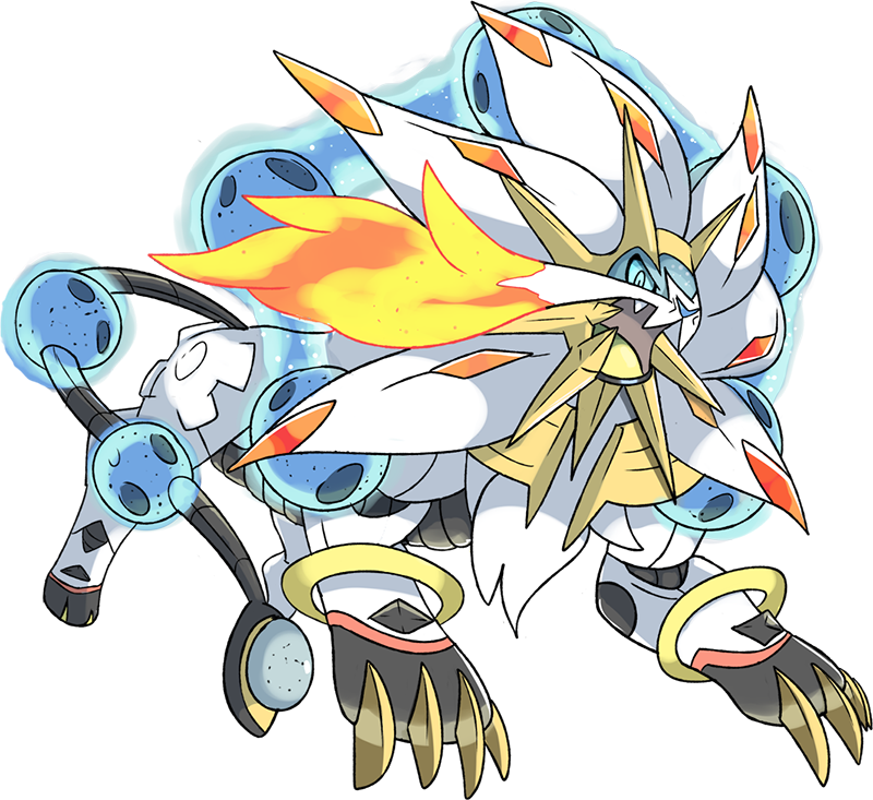 8791 Pokémon Mega-solgaleo Www - Cartoon (800x733), Png Download