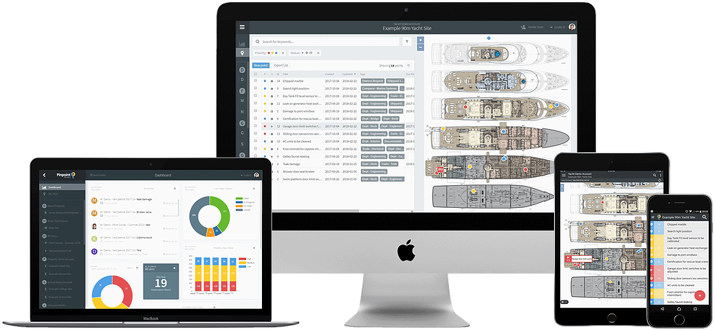Pinpoint Works Is A Work List Tracking Solution For - Operating System (1082x524), Png Download