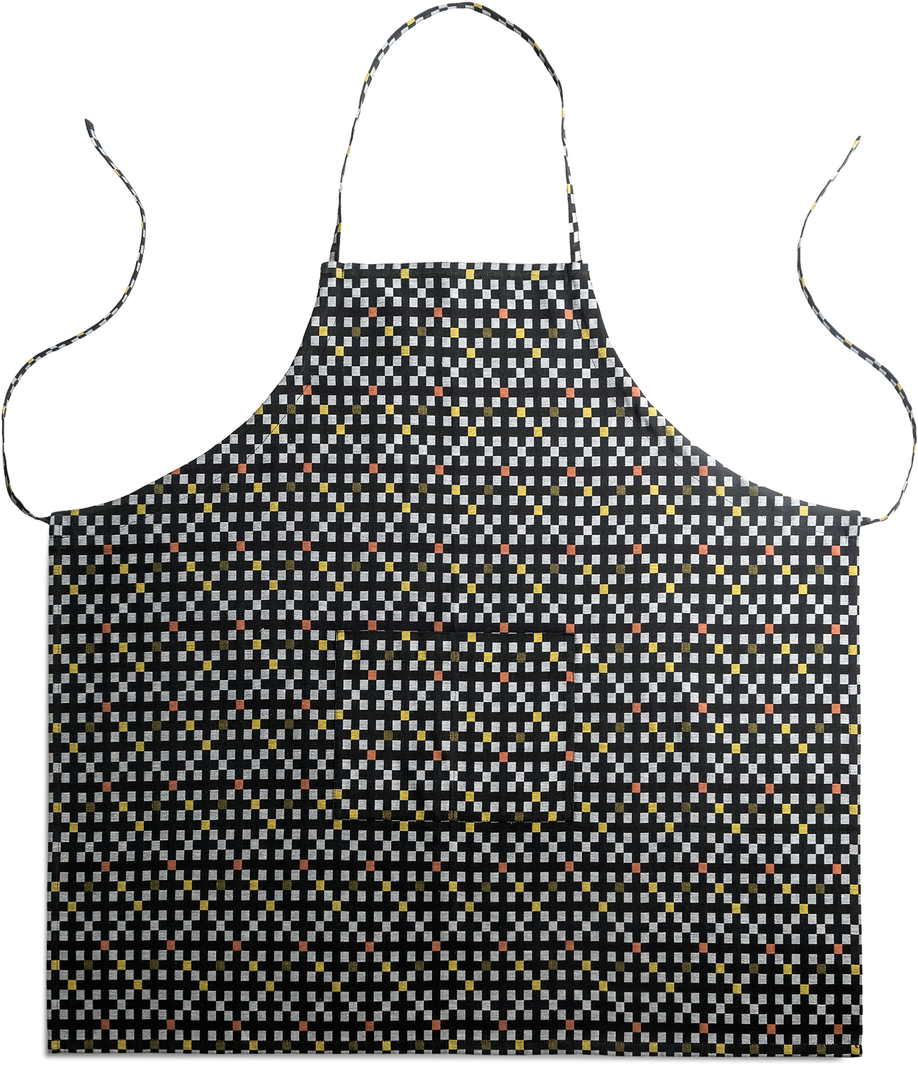 Mosaic Apron Black - Checkered Shirt Hugo Boss (1375x1649), Png Download