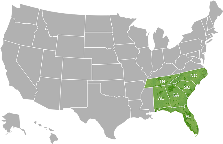 Alma's Food Publix State Map - Crna Opt Out States 2017 (800x518), Png Download