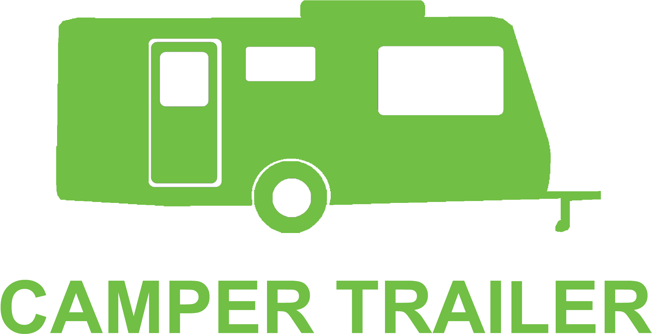 Camper Clipart Water (2100x1124), Png Download