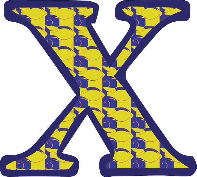 Letter, Alphabet, Grade, Writing, Write - Pixabay Lowercase X (640x573), Png Download